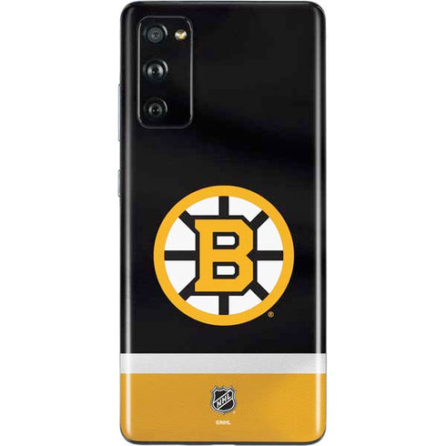 NHL Boston Bruins Jersey Galaxy S20 Fan Edition Skin